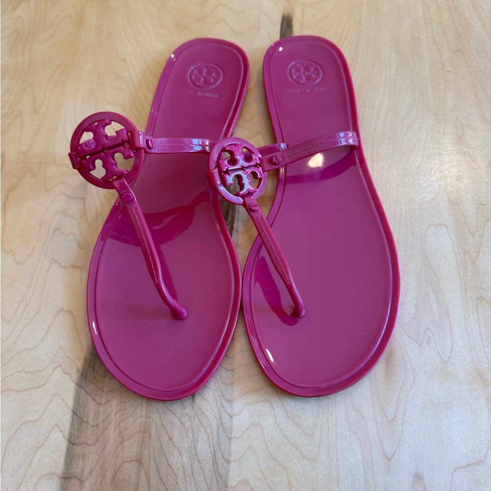 Tory Burch Mini Miller Jelly Thong - Size 10